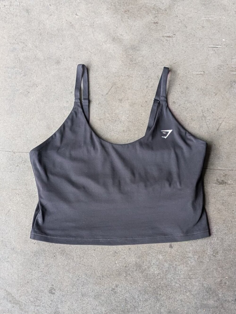 Gymshark Training Shelf Cami Tank in Black medium